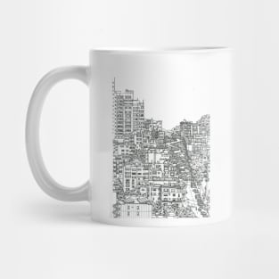 Lombard Street in San Francisco Mug